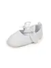 Premiers marcheurs quatre saisons nés bébé chaussures de marche classiques couleur assortiment arc princesse fille anti-glip solide doux solide