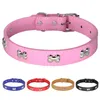 Hondenkragen lederen kat kraag verstelbare puppy kitten bot ketting accessoires voor kleine honden katten chihuahua huisdierproduct