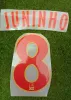 Acessórios #8 Juninho NameSet pode ser personalizado de qualquer nome de impressão de nomes de impressão no crachá de patch de futebol