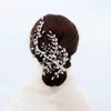 Décoration de fête de la mariée Hair Hair Vine Siliver Leaf Leaf accessoires de navire de mariée pour femmes et filles