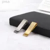 Clips d'argent mode Gold Color Banknote Holder Mety Metal Slever Silver Metal Cramp Credit Card ID Clips Cash Clamp Money Clip 240408