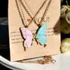 New Shiny Pendant Butterfly Necklaces Ladies Fashion Jewelry Chokers Gifts