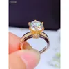 Кластерные кольца Moissanite Кольцо кольцо женское симуляция бриллиант европейский и американский цвет D 925 СВЯЗИ СВЕДЕНИЕ СВАДЕЙНА