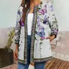 Kvinnorjackor Fabulous Spring Jacket Lose Casual Collaress Plus Size Autumn Coat Vintage Women For Home