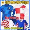 XXXL 4XL 24 25 Kroatiska Modric Soccer Jerseys Retro 1998 Croazia 2024 2025 Perisic Budimir Kovacic Kramaric Brozovic Player Verison Football Shirts Kids Kits Kits