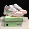 Designer off sneakers vita skor ut ur kontorstränare låga toppar tränare sneaker svart röd patent grå grön mörk blå orange casual mens kvinnor sko rosa celadon