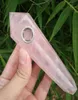 Natural Pink Rose Quartz Crystal Smoking Pipes Healing Crystal5274507