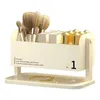 Scatole da stoccaggio 448B Makeup Organizer Desktop Cosmetic Box per rossetto per il russe per il replay da banco per bagno da bagno