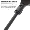 حامل سطح المكتب MIC Stand Telescopic Tabletop Microphone Support Bracket for Home Studio