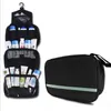 Sereqi Waterproof Portable Oxford Cloth Travel Cosmetic Bag Hanging Wash Neutral Make Up Organizer Badrum 240329