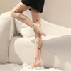 Женщины носки колготки Ультра -упругие женщины шелковые чулки для оболочки нижнего белья для сексуального черного