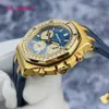 AP Tourbillon Wrist Watch Limited Epic Royal Oak Serie 26231ba Original Diamond 18K Chronograph Automatic Mechanic Womens Watch 37mm