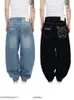 Jeans pour femmes y2k baggy hommes femmes harajuku rétro denim pantalon 2024 fash