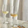 bicchieri da vino bianchi e scintillanti 6 pezzi Set 1352 Oz Infinity Collezione Elegante vetro in vetro di cristallo Free Perfect 240408