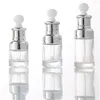 Storage Bottles 20ml/30ml/50ml Transparent Silicone Dropper Sub-Bottling Essential Oil Essence Cosmetic Small Sample Trial Bottle