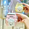 Mugs 380ml High Quality Ceramics Coffee Cup Boyfriends Girls Hearts Ins Ceramic Mug Lamb With Spoon And Lid Water Bottle