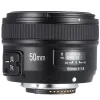 Аксессуары yongnuo yn50mm f1.8 Большой апертурой Auto Focus Маленький объектив для Nikon D3000 Canon 70D DSLR -камеры с эффектом Super Bokeh