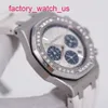 AP mechaniczny zegarek Epic 26231 Royal Oak Panda twarz Women Fine Steel Diamond Watch Automatyczne maszyny Szwajcarskie zegarek Słynny luksusowy zegarek