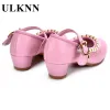 Sneaker Ulknn Kids Scarpe Girls Sandals Ruffles Bhite Scarpe Bianco Poschia Missa Morbida Sandalo Sandalo per bambini Dressce Dress Dress Scarpe