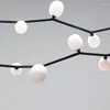 Lustres nórdicos da árvore criativa nórdica Ramo de vidro colorido lustre de sala de estar de mesa de mesa de mesa de mesa de roupas luminária pingente alta lumin
