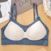 Bras Sexy sem fio Bralette Mulheres sem costura Bra acolchoado Tops