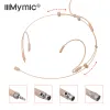 Stand ayarlanabilir kulaklık çok yönlü kondenser mikrofon Çocuklar için Öğrenci 4 Pin 3 Pin XLR 3.5mm Kilitlenebilir Headworn Mike Mike