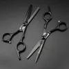 Ciseaux de cheveux 5.5 6.0 Ciseaux de coiffure professionnels amincissant des ciseaux de coiffure et des ciseaux de coupe de cheveux 440c Steel