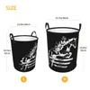 Laundry Bags Show Jumping Horse Hamper Large Storage Basket Equestrian Sports Girls Boys Toy Organizer