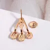 Stud Earrings Brand Vintage For Women Luxury Jewelry Fashion Irregularity Designer Eardrop Pure 925 Sliver Party