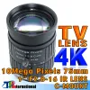 Части 10MEGA PIXEL 75 -мм объектив C Руководство по ура