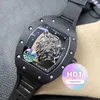 watch fashion Men and women watches Mechanical cool Wrist watches TV Factory for Mens Swiss Movement Sapphire Mirror Imported Rubber RCHU New Luxury