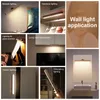 Wall Lamp Wooden LED Night Light Mirror Front Fill Nordic Indoor Lamps Rechargeable Magnetic Bedroom Bedside