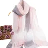 Scarves ein Frühlings- und Sommermodetienten dünner Schal -Schal für Frauen