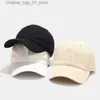 Boll Caps Black Hat Solid Color Neutral Cotton Solid Color Baseball Hat Womens Högkvalitativ DAD HAT MENS Justerbar Direkt frakt Partihandel Q240408