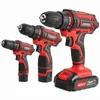 21V cordless electric drill 10mm screwdriver rechargeable lithium battery drilling rig tools 240407