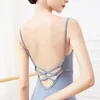 Scene Wear Ballet Leotards for Women Girls Backless Camisole Dance Gymnastics vuxna Sexig ballerina bodysuits kvinna badkläder