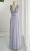 Voodet Violet Sexy Sexy Pesado Mis de Deep V -Neck Collection Waist Slimming Chiffon Daily Banquet Night Dress Skirt M2111