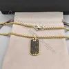 Collier argenté Blanc de luxe pour femmes colliers plaqués pendentif étiquette rationalisée concepteur juif 18K CZ Gold Cable Cross Contracing Bead Chain