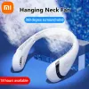 Paneler Xiaomi Portable Wireless Neck Fan USB Laddningsbar elektrisk Mute Bladeless Mini -fläktar Luftkonditionering Kylare för sporthem