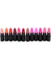 Mini Lipstick Makeup Lipsticks Small High Quality Shine 72pcslot 12 Färger Makeup Lipstick Set Lip Stick Lip Tint Net 12g 90225038004