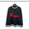 Mens Designer Sweaters Retro Classic Fashion Cardigan Sweatshirts Men Sweater Letter Brodery Round Neck bekväm Jumpera37