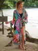 Women's Loose Bikini Bikinis Set Swimwear Cover Up Long Kimono Cardigan Sexy Fashion Bathing Suit