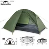 Tendas e abrigos da tenda de ciclismo da natureza de 1 tenda de 1 tenda de barraca de bicicleta de bicicleta dupla tenda de camada dupla de 4 temporadas tenda à prova d'água de acampamento ao ar livre L48