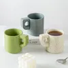 Mugs Household Ceramic Minimalist Breakfast Milk Coffee Cups Gifts Opening Water