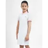 PGM Golf Dress Girls Summer Short Sleeve Sports T-shirt kjol Simple A-Line Dress QZ092 240326