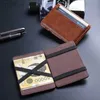 Geldclips Nieuwe Slim Mens Magic Dunne Money Clip Simple Design Credit Card Slots Cash Holder Brand Man Bifold Small voor mannelijk 240408