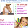 Intelligence Toys Mini Magnetic Ding Board Toy pour KidStravel Taille Erasable Doodle Set Small Writing Painting Sketch Pad Pad Art Supplies DHNPC