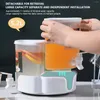 Waterflessen 5.1L koelkast koude werper kettel met kraandrankdispenser 360 ° roteerbare sapkruik drank