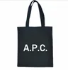 2019 Nieuwe dames039S Handbagr APC Letter Bag canvas schoudertas tas winkelen grafeme bundel pocket blank canvas zipper bag2573539