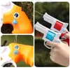 Gun Toys Huiqibao Summer Revolver Water Gun Mini Manual Mechanisch Continu Water Gun Toys Toys Jongens Girls Outdoor Beach Water Toys 240408